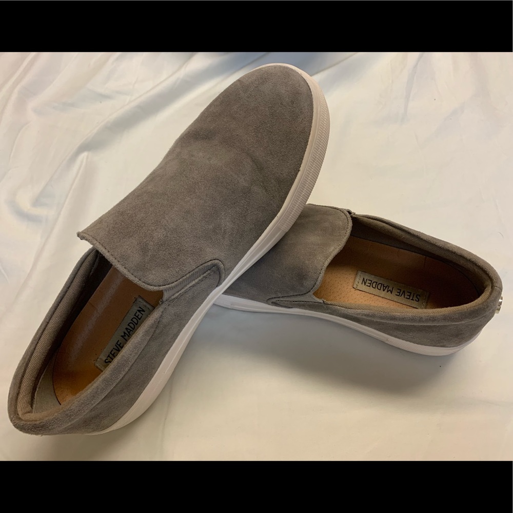 Steve Madden Grey Suede Shoes